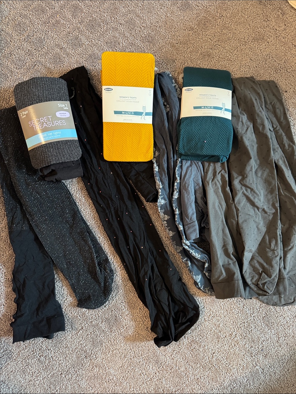 Women's Tights Set - 8 Pairs